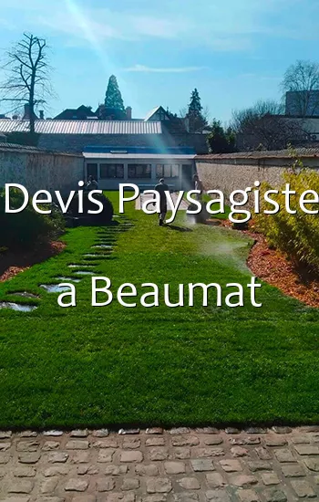 Devis Paysagiste a Beaumat