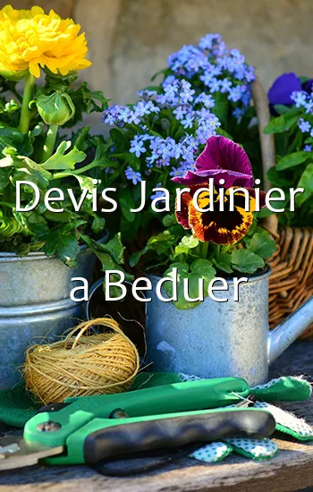 Devis Jardinier a Beduer