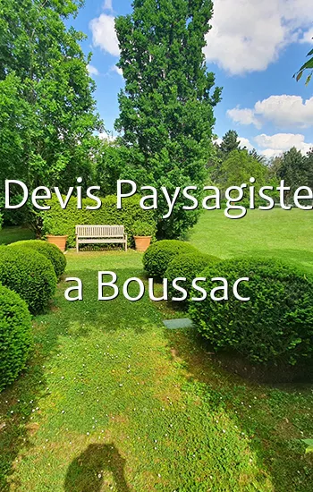 Devis Paysagiste a Boussac