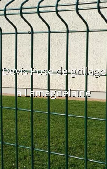 Devis Pose de grillage a Lamagdelaine