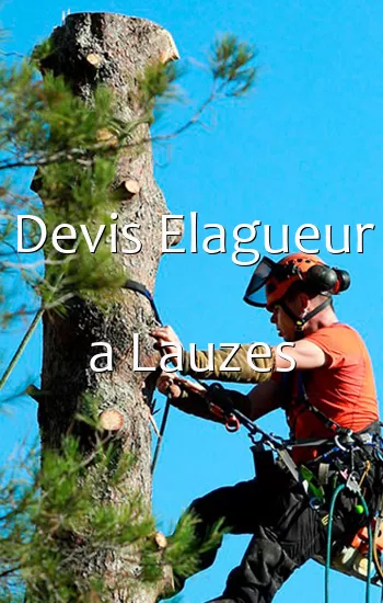 Devis Elagueur a Lauzes