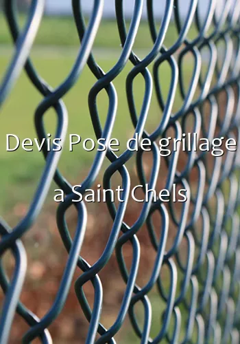 Devis Pose de grillage a Saint Chels