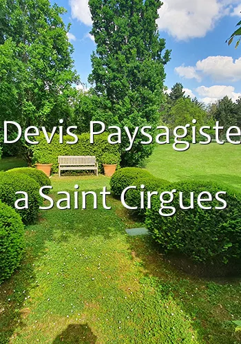 Devis Paysagiste a Saint Cirgues