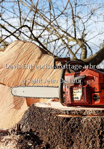 Devis Entreprise abattage arbre a Saint Jean De Laur