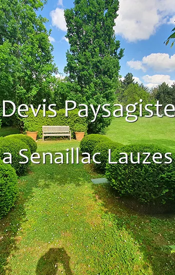 Devis Paysagiste a Senaillac Lauzes